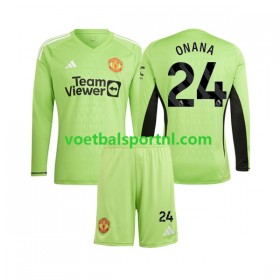 Manchester United Andre Onana 24 Doelman Kind Thuis Tenue 2023-24 L/S
